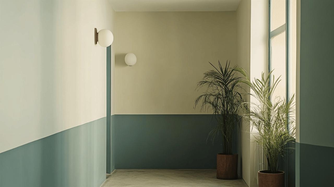 Le guide ultime pour peindre un couloir deux couleurs avec style
